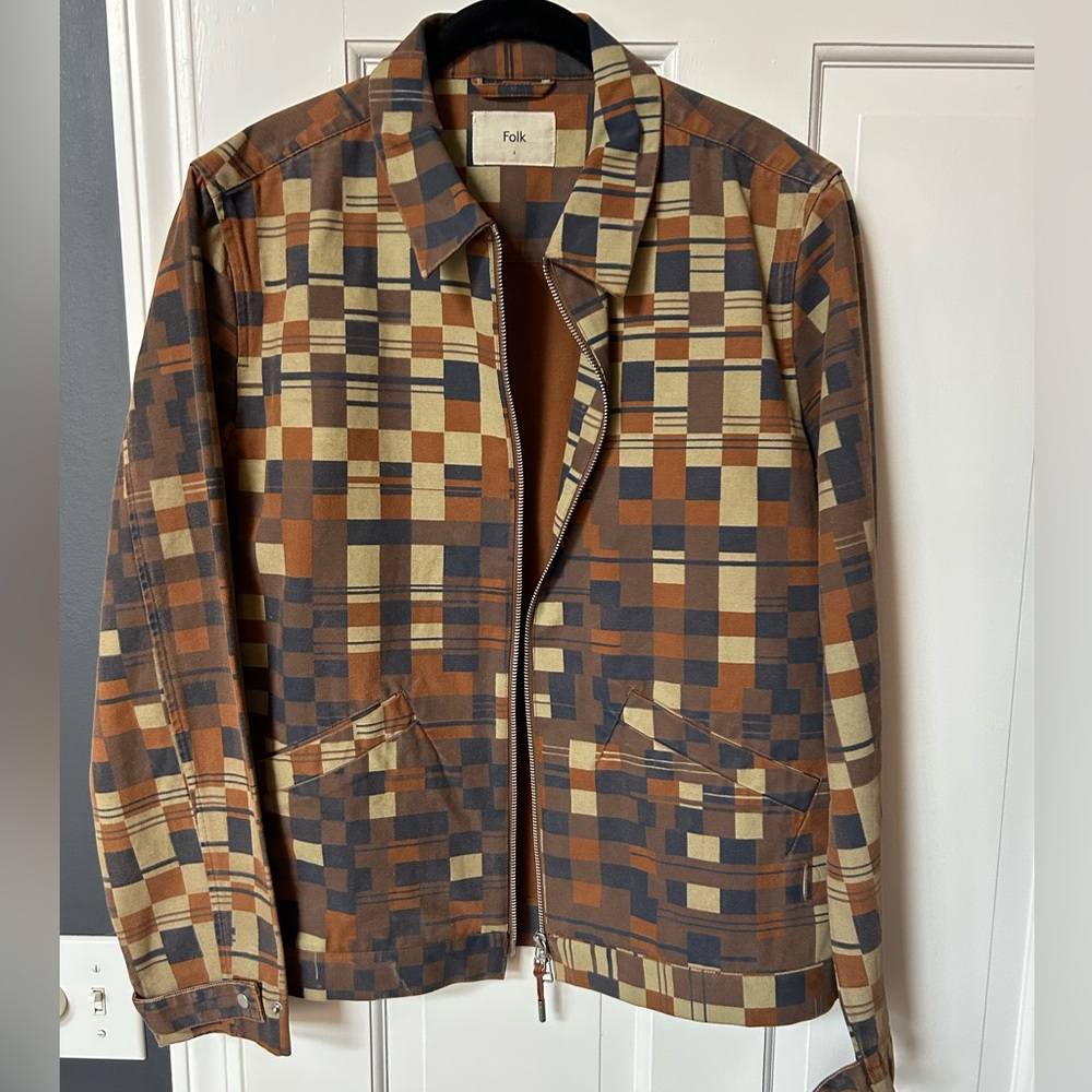 Folk Checkerboard Signal Jacket - Picture 2 of 6